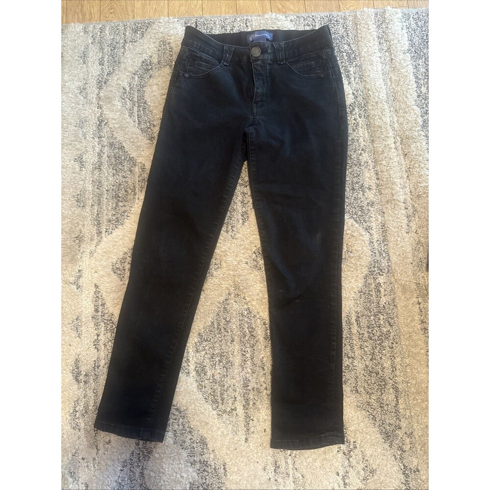 Democracy Ab Solution High Rise Ankle Skinny Jeans Black Womens Size 4
